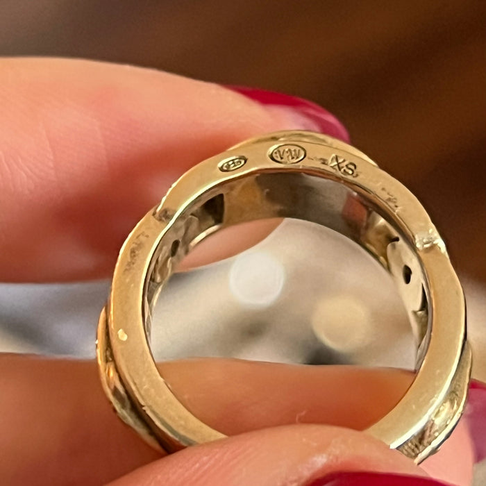 Vivienne Westwood gold chain ring