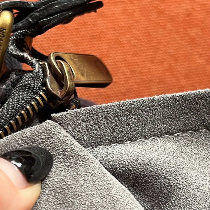 Louis Vuitton denim baggy shoulder bag