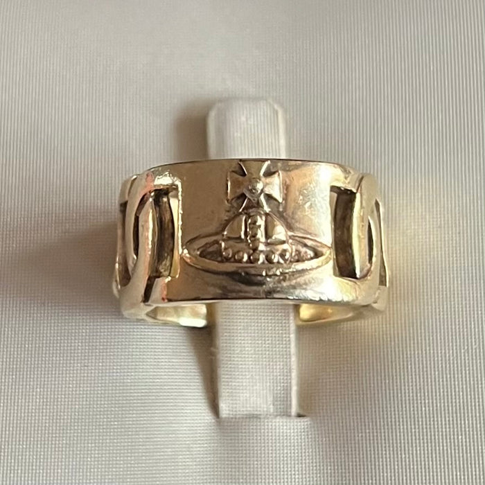 Vivienne Westwood gold chain ring