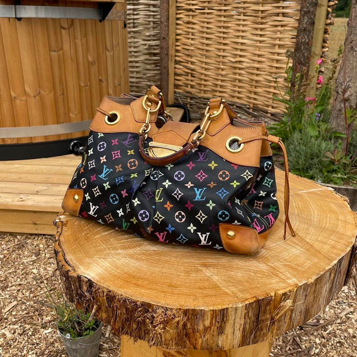 Louis Vuitton vintage black multicolour ursula shoulder bag