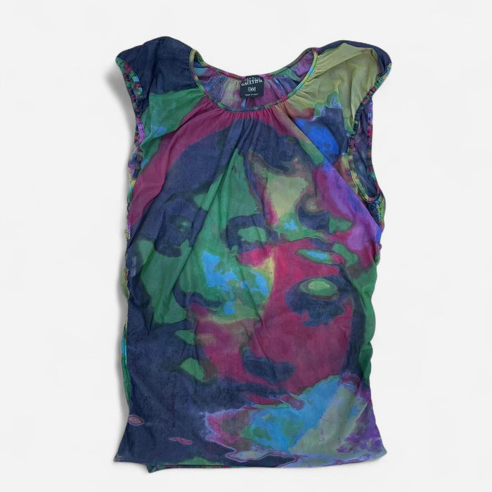 Jean Paul Gaultier vintage mesh face top