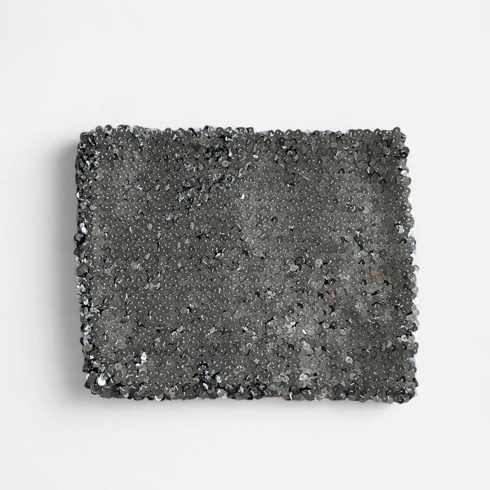 Dolce & Gabbana silver sequin boob tube top