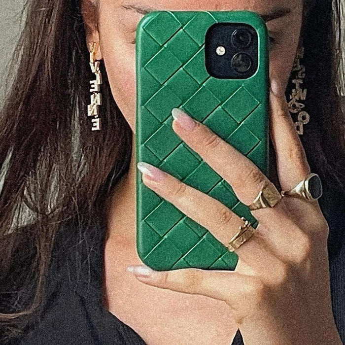 Vivienne Westwood large gold crystal spellout orb soho earrings