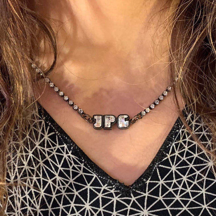 Jean Paul Gaultier crystal necklace