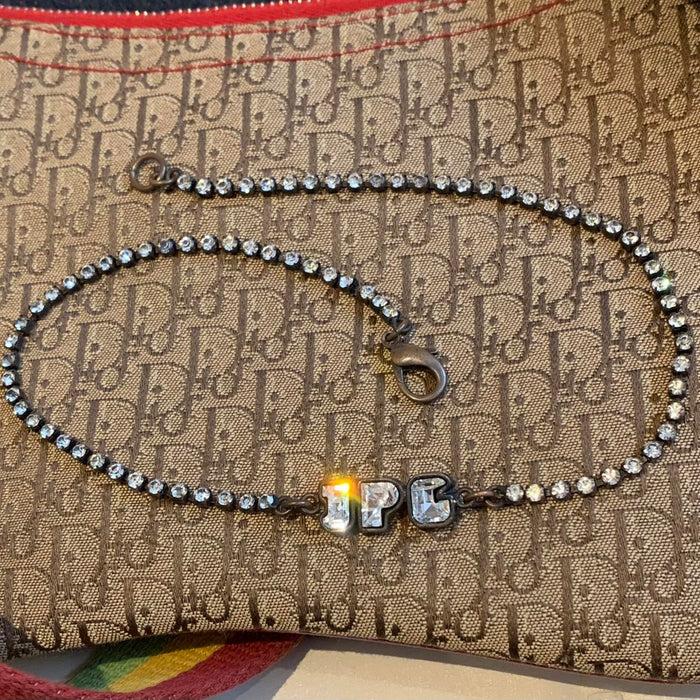 Jean Paul Gaultier crystal necklace