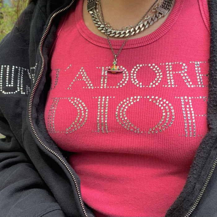 Christian Dior j’adore Dior crystal tank top