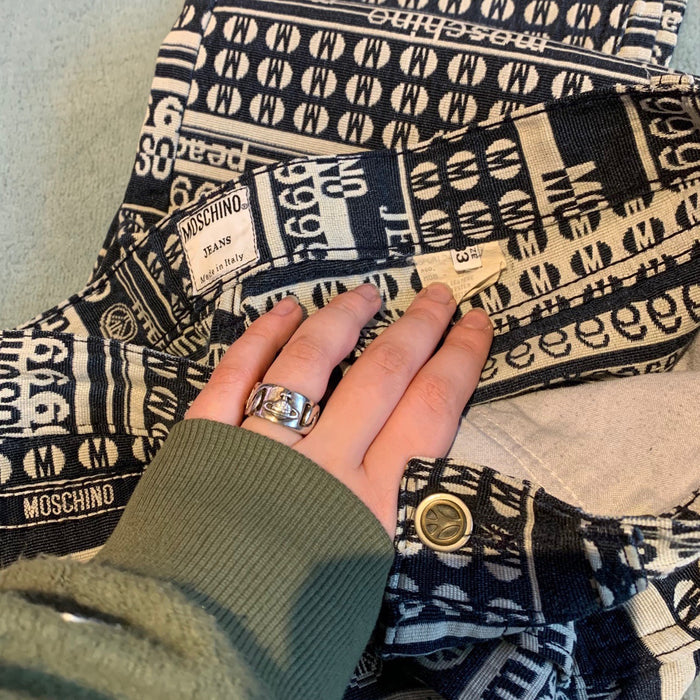 Moschino vintage monogram jeans