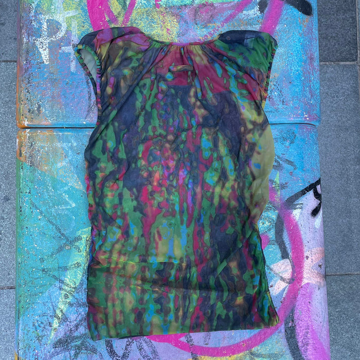 Jean Paul Gaultier vintage mesh face top