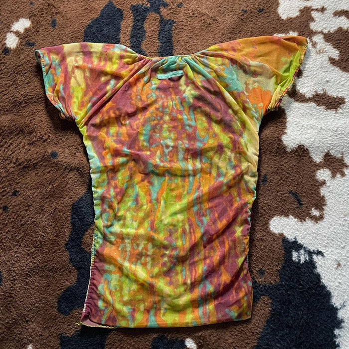 Jean Paul Gaultier vintage face mesh top