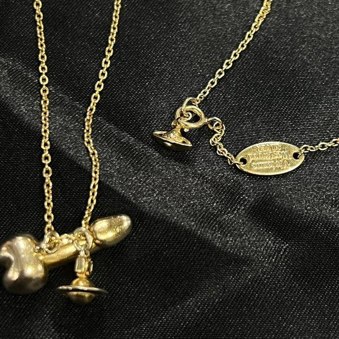 Vivienne Westwood gold penis necklace
