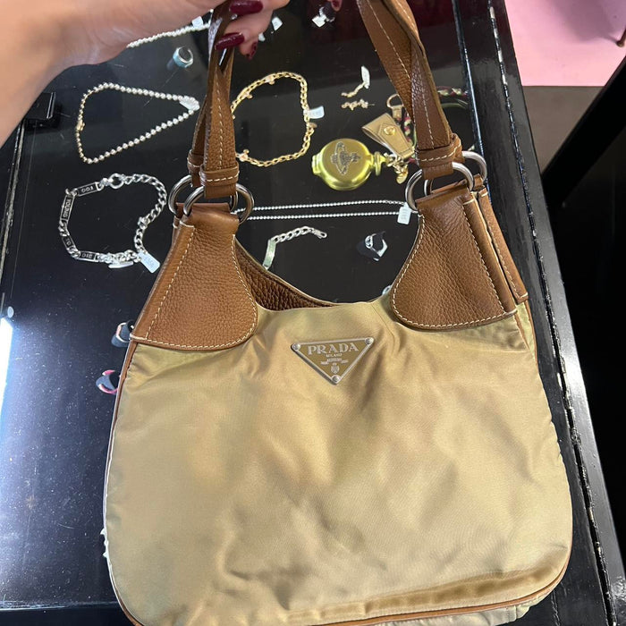 Prada nylon tessuto shoulder bag