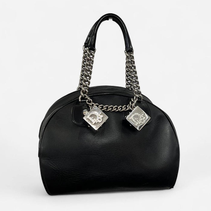 Christian Dior black gambler bag