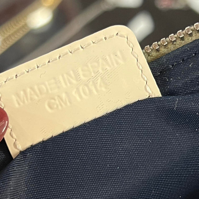 Dior blue mini saddle bag