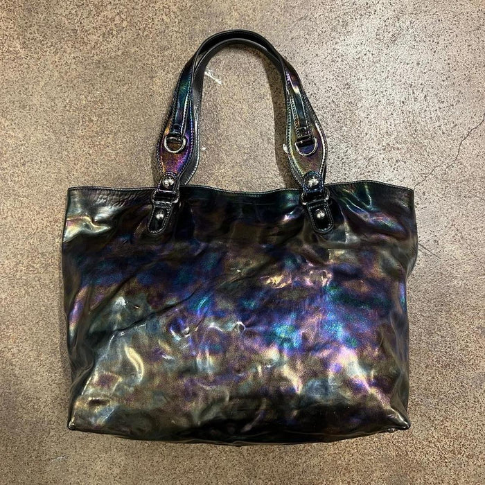 Gucci iridescent horsebit icon tote bag