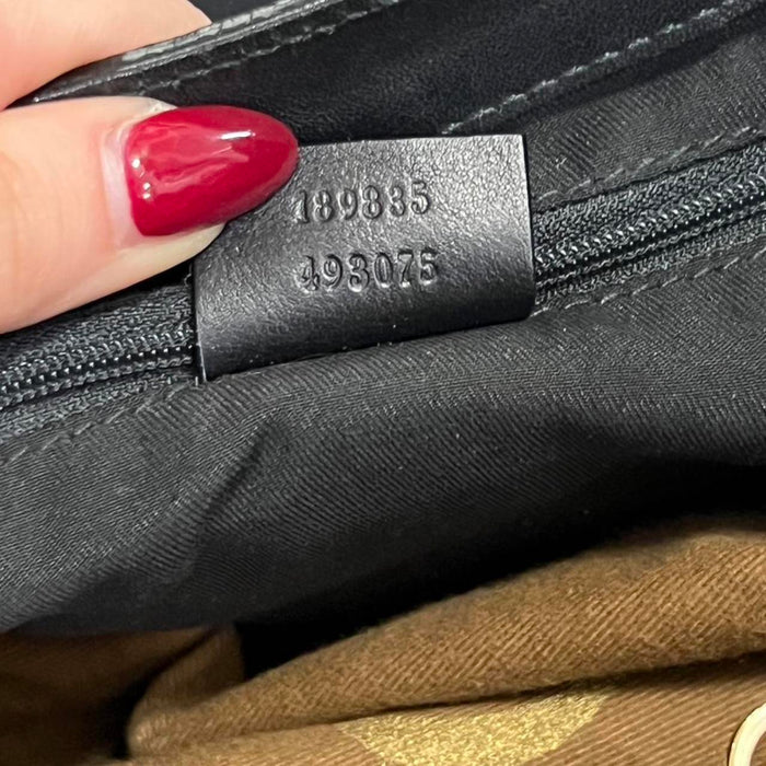 Gucci abbey black shoulder bag