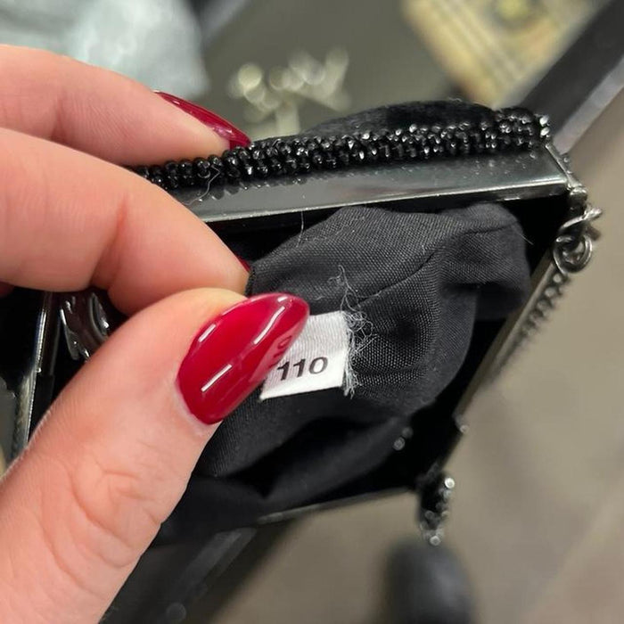Prada velvet evening bag