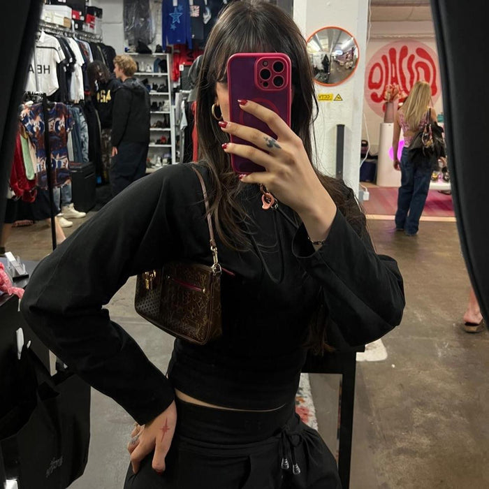 Louis Vuitton perforated pochette bag