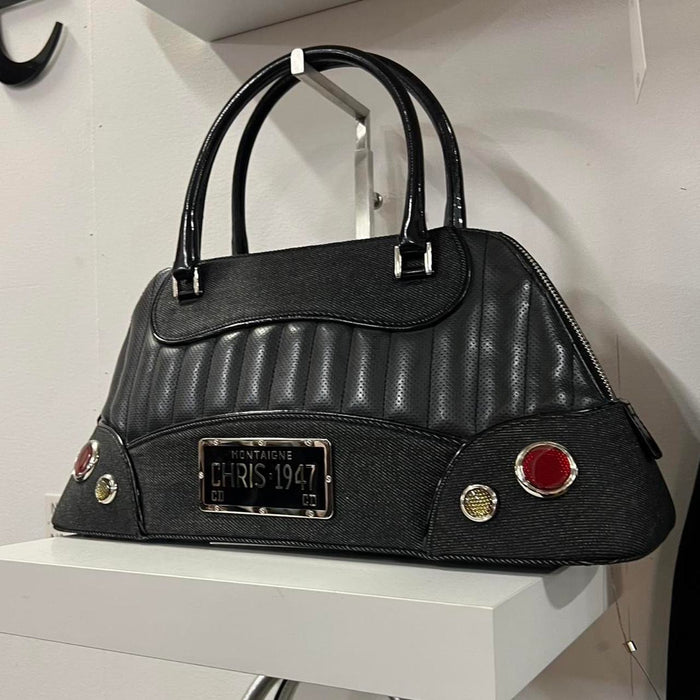 Christian Dior black Cadillac bag