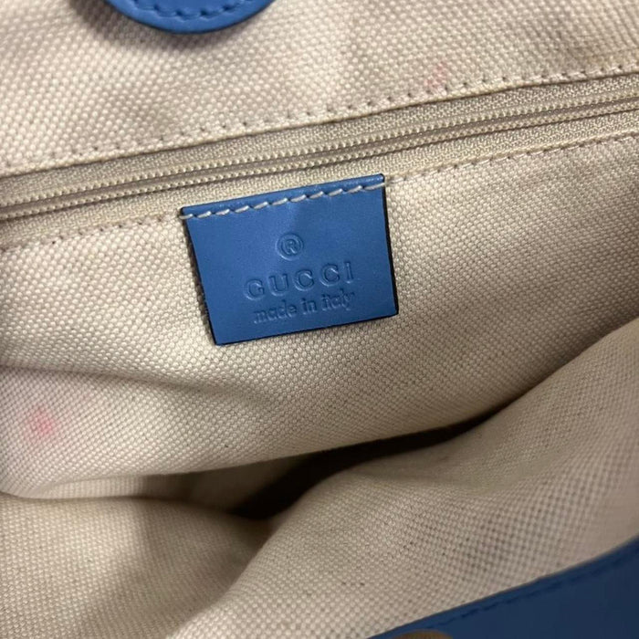 Gucci sukey blue shoulder bag