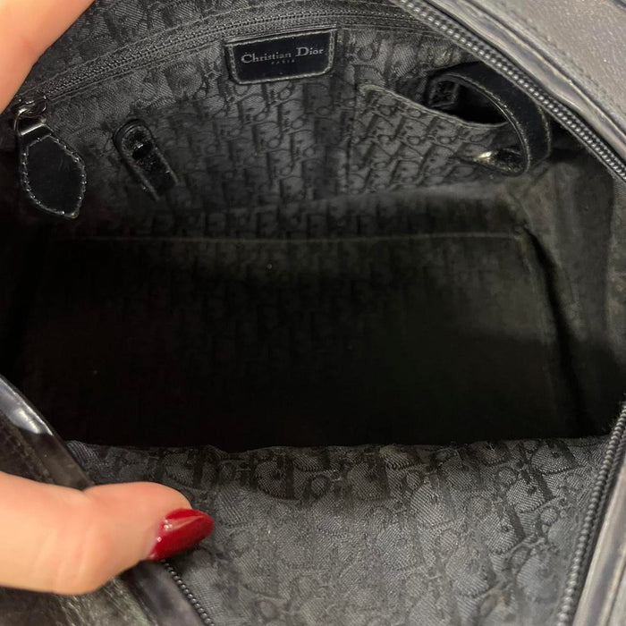 Christian Dior black gambler bag