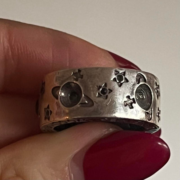 Vivienne Westwood vintage moon and stars ring