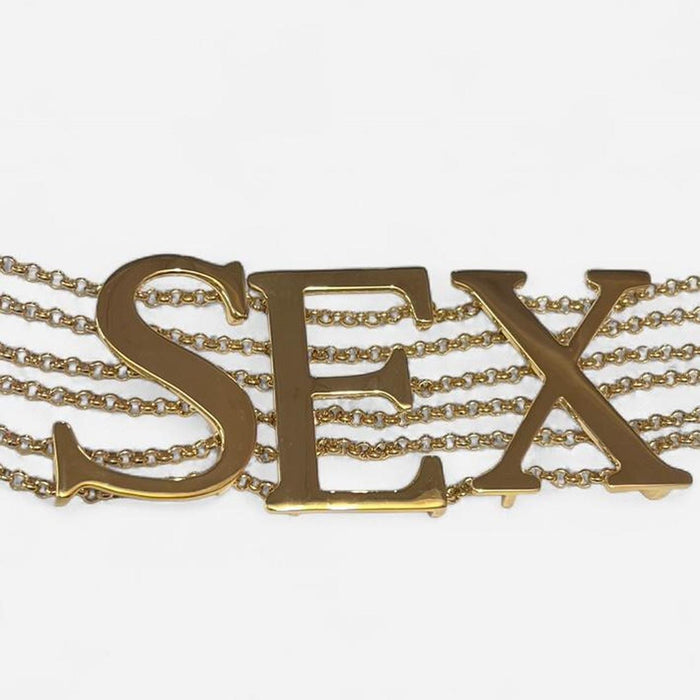 Vivienne Westwood gold SEX choker
