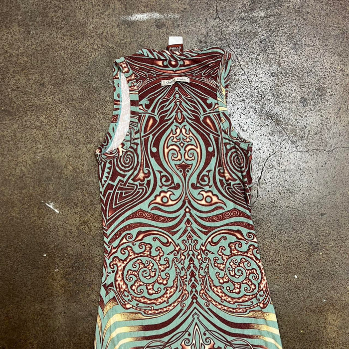 Jean Paul Gaultier tribal maxi dress