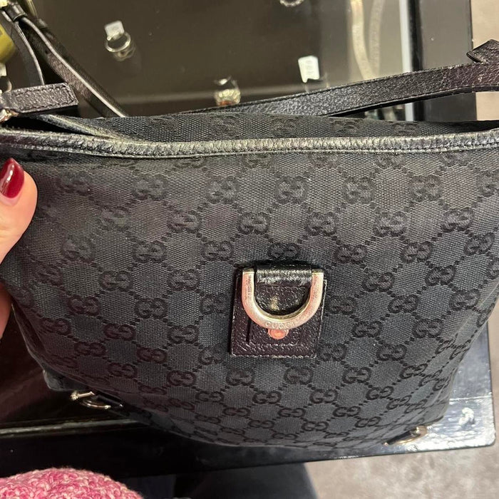 Gucci abbey black messenger bag