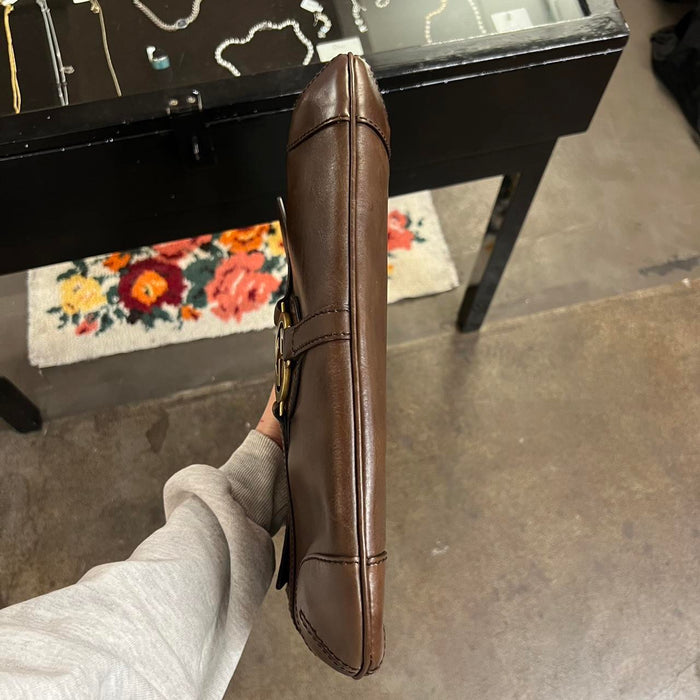 Gucci Britt brown leather shoulder bag