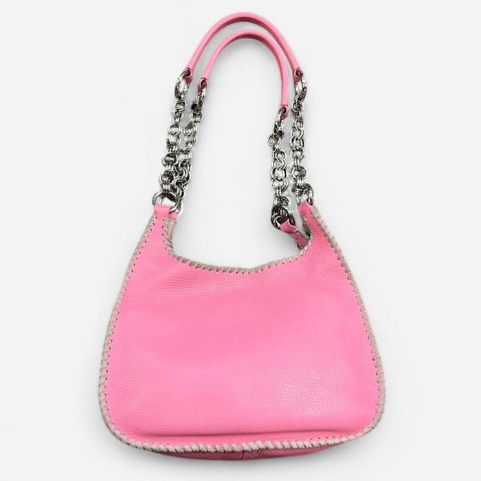 Prada vitello pink chain shoulder bag