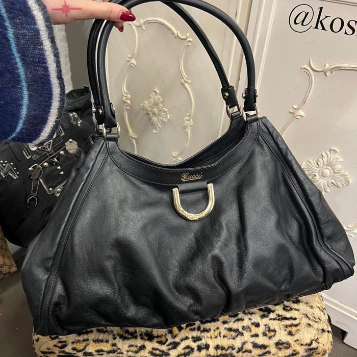Gucci abbey black shoulder bag