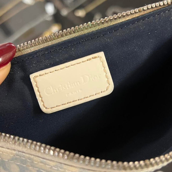 Dior blue mini saddle bag