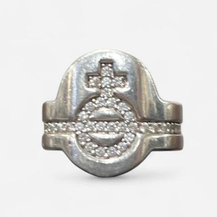 Vivienne Westwood crystal orb ring
