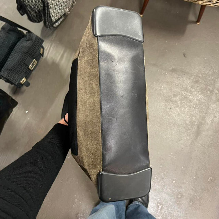 Prada suede hobo bag