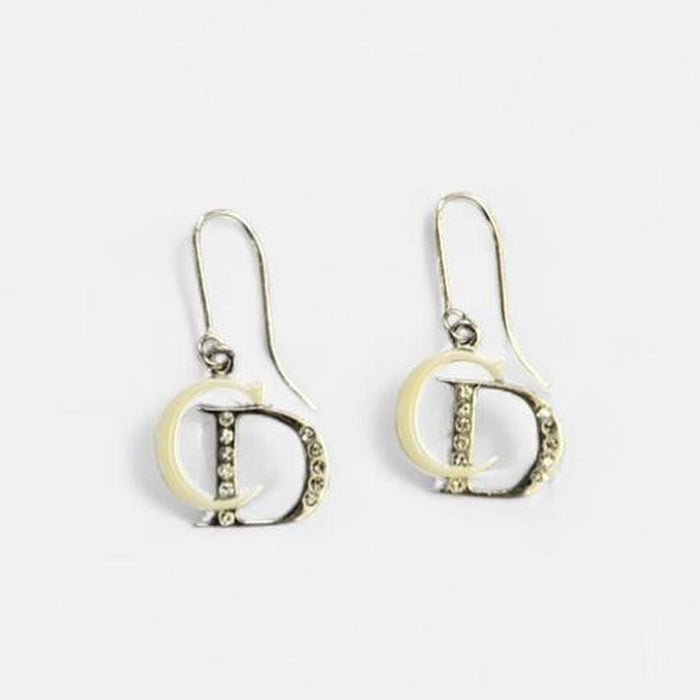 Christian Dior CD drop earrings