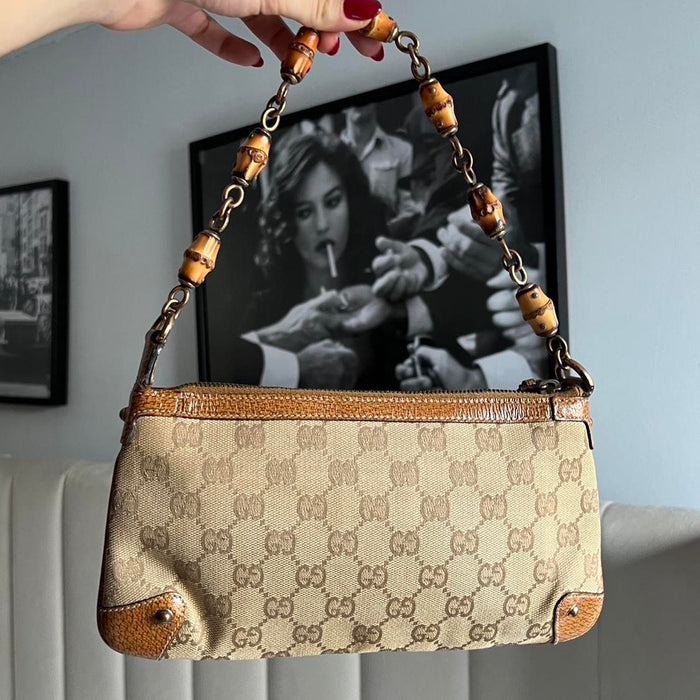 Gucci bamboo shoulder bag