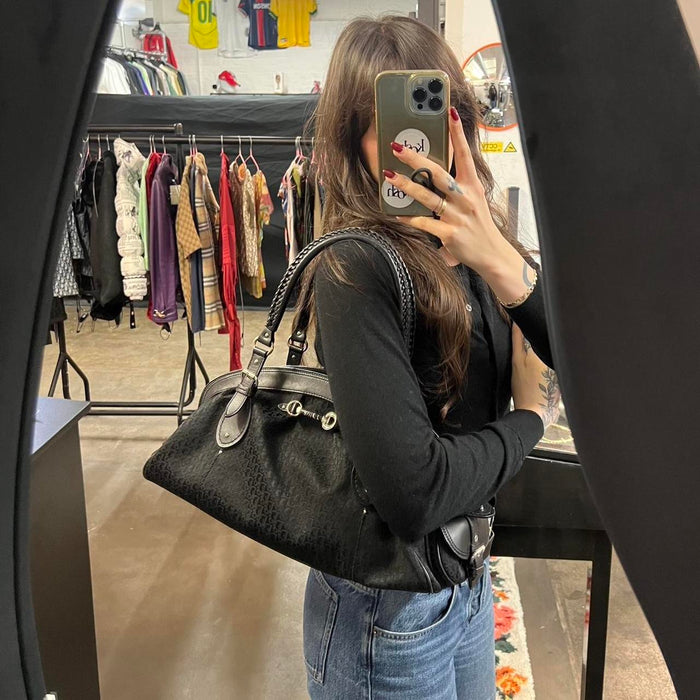 Christian Dior black shoulder bag