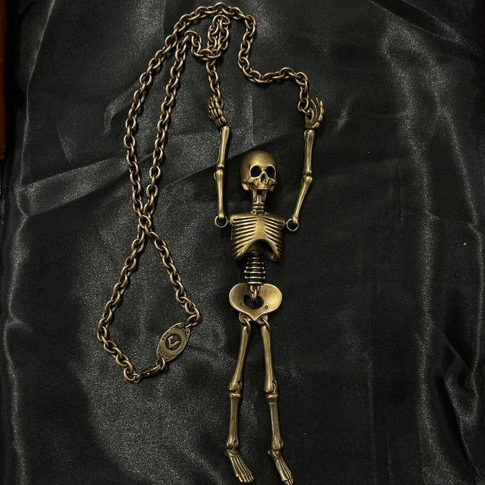 Vivienne Westwood skeleton worlds end necklace