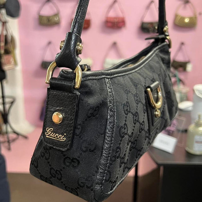 Gucci abbey black baguette