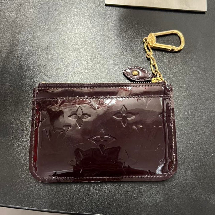 Louis Vuitton deep purple pochette key chain