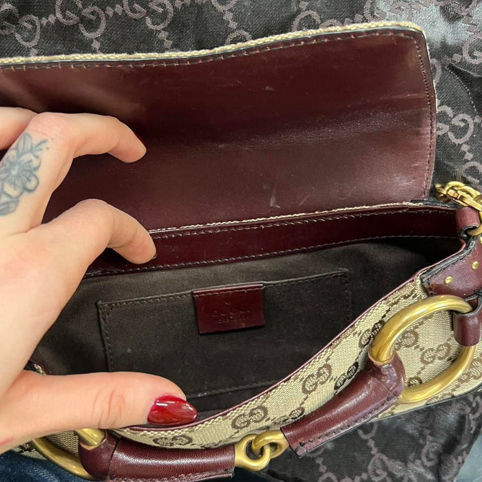 Gucci horsebit chain bag