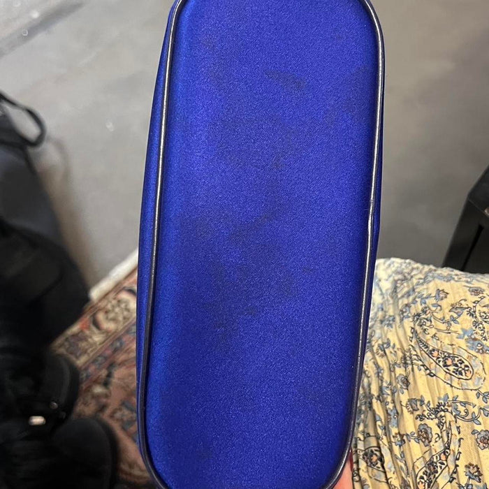 Gucci Tom Ford blue satin boat bag
