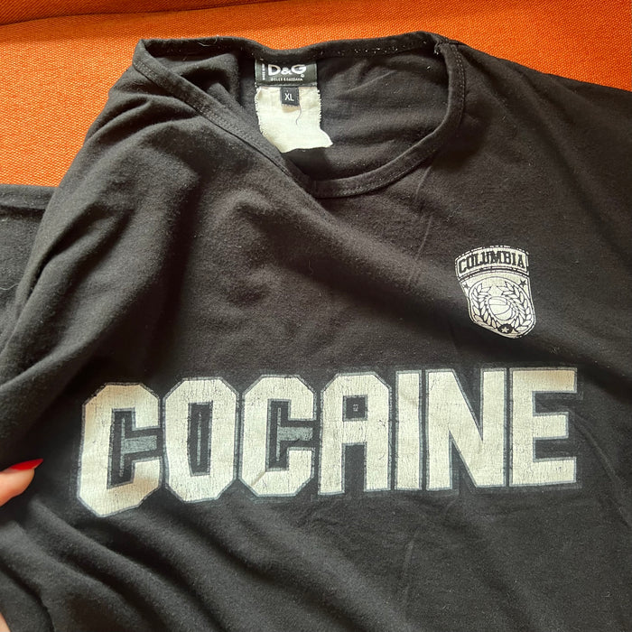 Dolce & Gabbana vintage cocaine long sleeve top