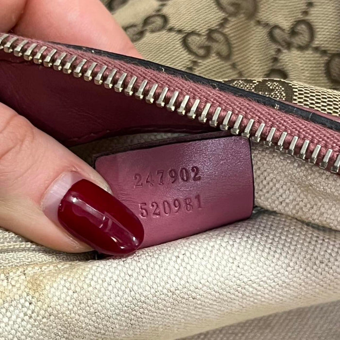 Gucci sukey pink bag