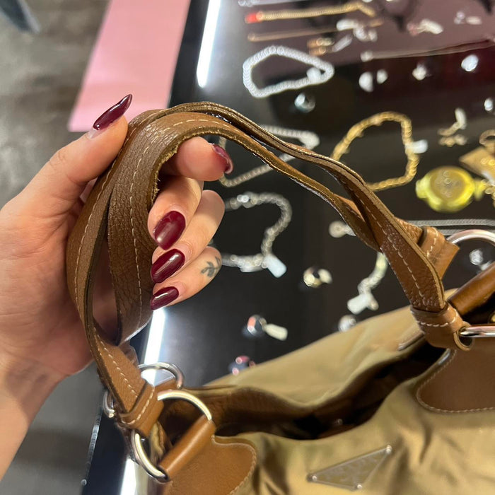 Prada nylon tessuto shoulder bag