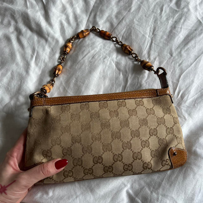 Gucci bamboo shoulder bag