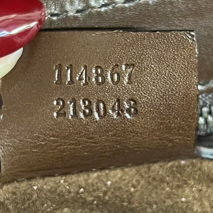 Gucci Britt brown leather shoulder bag