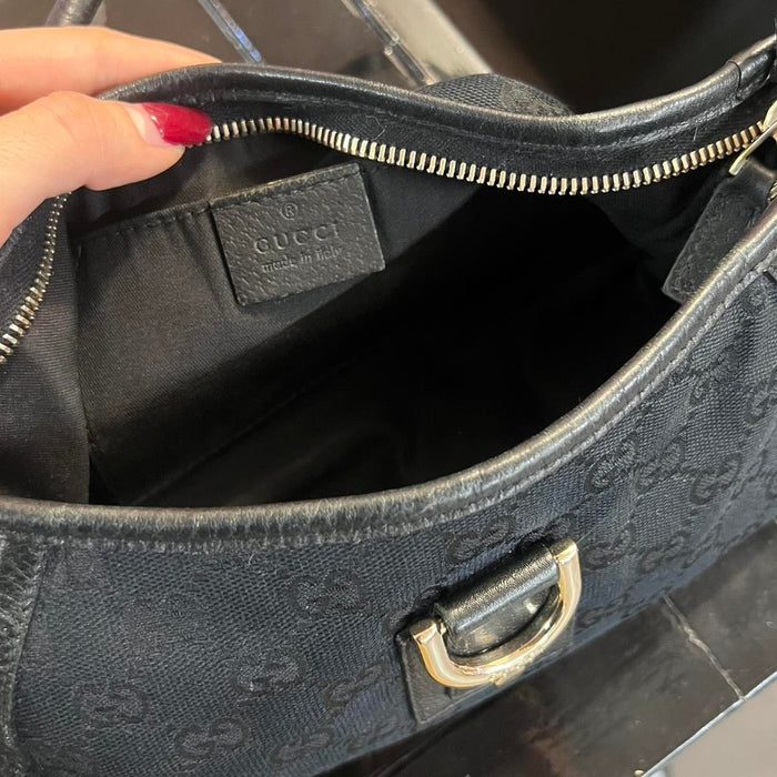 Gucci abbey shoulder bag in black