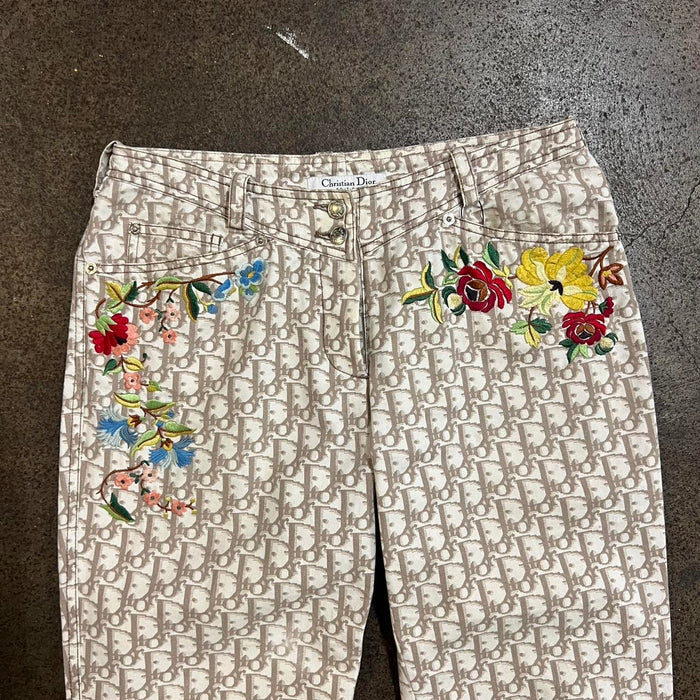 Christian Dior vintage brown monogram jeans