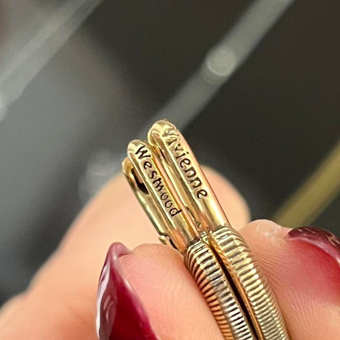 Vivienne Westwood heart padlock earrings